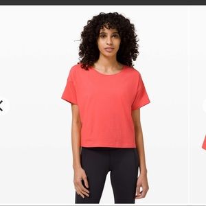 🍋 Lululemon Cates Tee - Pink Punch